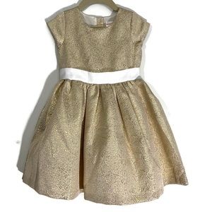 Gymboree Gold Party Dress Size 4